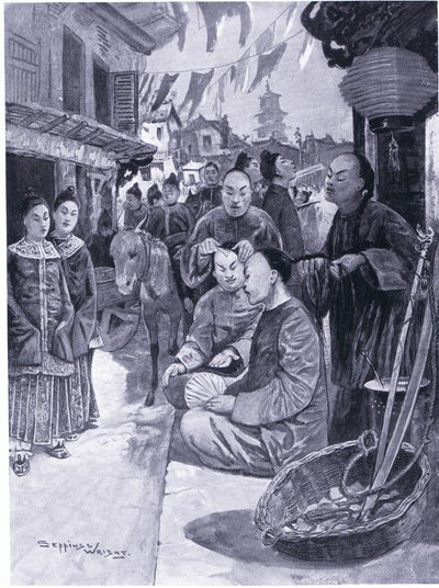 Invoering van de Varkensstaart door Henry Charles Seppings Wright